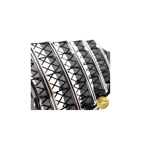 Sport Grille GT Chrome & Black for Mercedes E-Class C207 2009-2013
