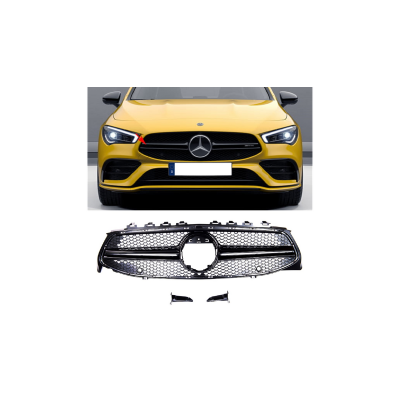 Mercedes-Benz CLA C118 X118 Black A-Type PDC Grill Upgrade