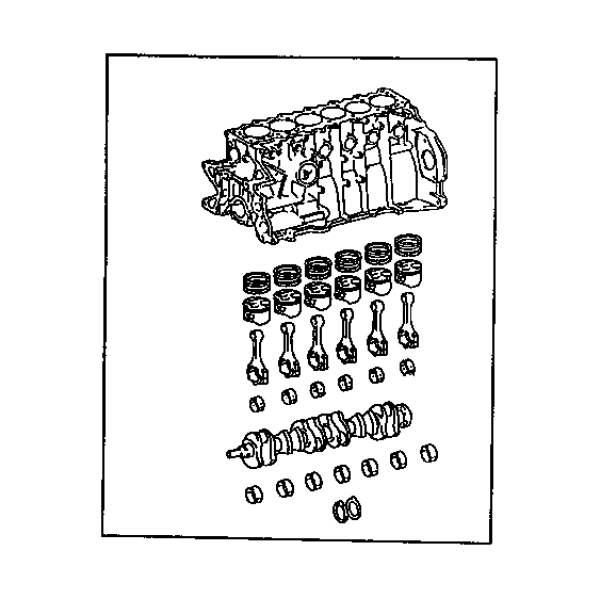Assembled 2JZ-GTE Short Block Engine for Performance