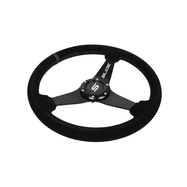 Steering wheel SLIDE 350mm offset:20mm Suede Black