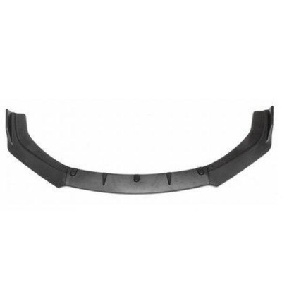 Matt Black Universal Car Front Bumper Lip Spoiler Set (3 pcs)