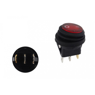 3-Pin Red ON-OFF Switch for Easy Control and Convenience