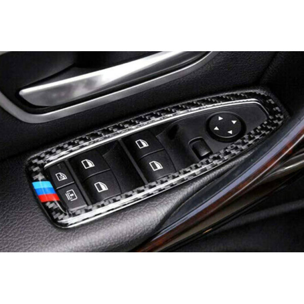 Carbon Fiber Window Lifter Switch Panel for BMW F20 F21 F30 F34