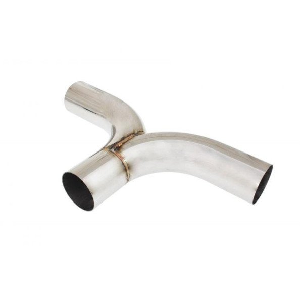 180° Exhaust Tee 70mm 304 Stainless Steel - Durable & Reliable