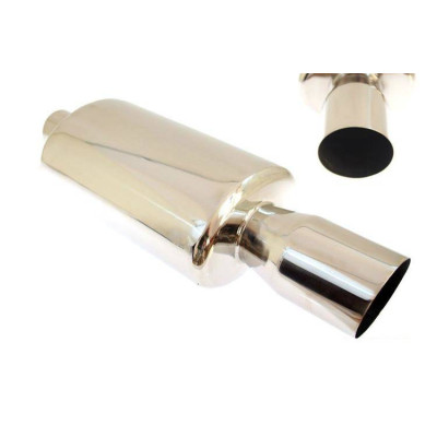100mm Inlet Rear Muffler - 63.5mm Exhaust Upgrade