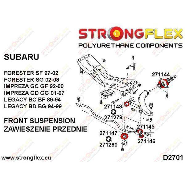 Front anti roll bar bush