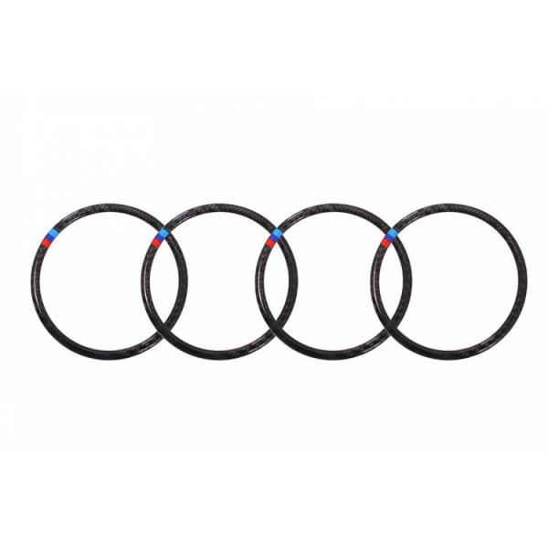 BMW F30 F34 Carbon Wrap Door Speaker Sound Ring Upgrade