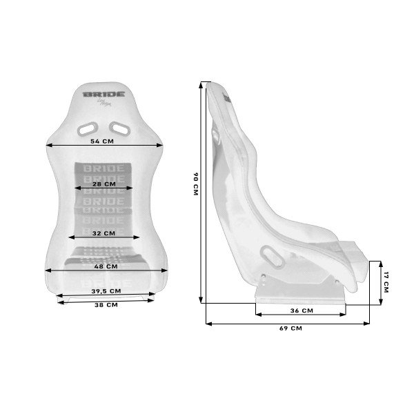 GTR Bride Velvet Black Racing Seat - Premium Comfort & Style