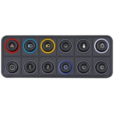 Ecumaster 12-Position RGB CAN Bus Keyboard Controller