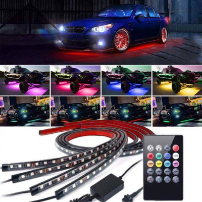 Neon LED Undercar Kit - 2x60cm & 2x90cm Lights