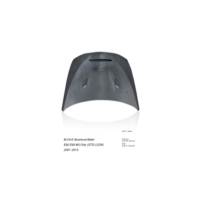 Aluminum Air Vent Hood for BMW E92 E93 M3 - Lightweight Upgrade