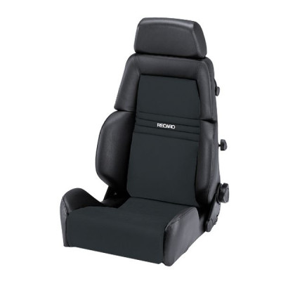 Recaro Expert L Racing Seat - Dinamica Black & Leather Black