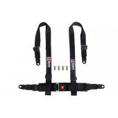 4-Point Racing Seat Belts D1Spec Black - Secure & Stylish