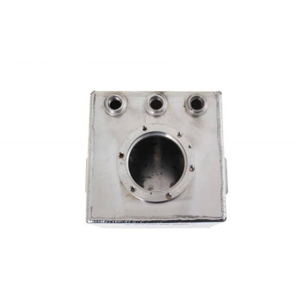 2L Silver Fuel Tank with Pump Hole - Durable & Efficient