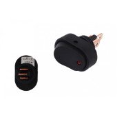 3-Pin Red Oval ON-OFF Switch for Easy Control