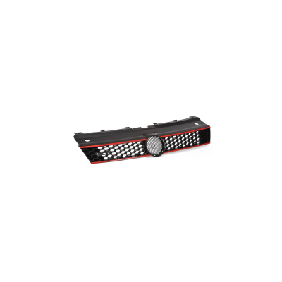 Volkswagen Polo V Red Strip Grill - Stylish Upgrade Accessory
