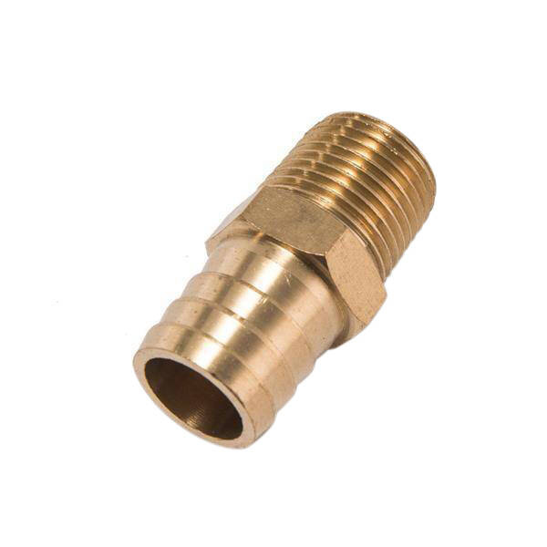 Brass Nipple 1-2 to 19mm Hose Connector - Durable & Reliable