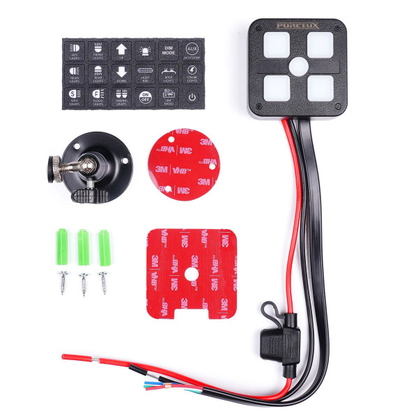 Light Switch Panel Mini Dashboard Controller 10-30V