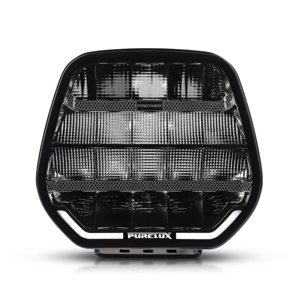 Auxiliary LED Driving Light Panther 9 Black Round 23cm 210W