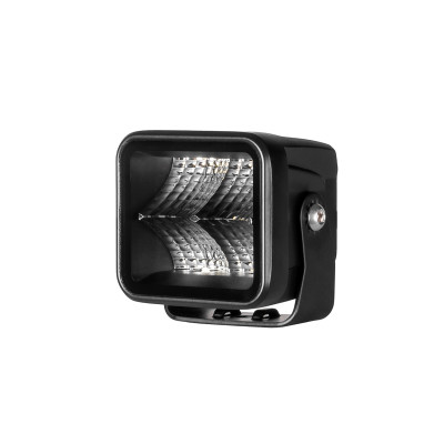 LED Worklight Terrain Black Square Flood Wide Beam 7cm 20W