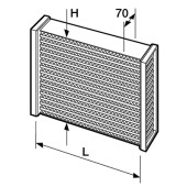 Setrab Proline intercooler core 514x382x70mm