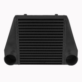 Intercooler 280x300x76mm Back Inlet/Outlet Black