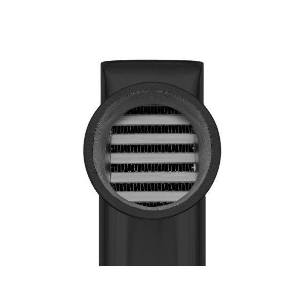 Intercooler 450x280x76mm Up Inlet / Outlet Black