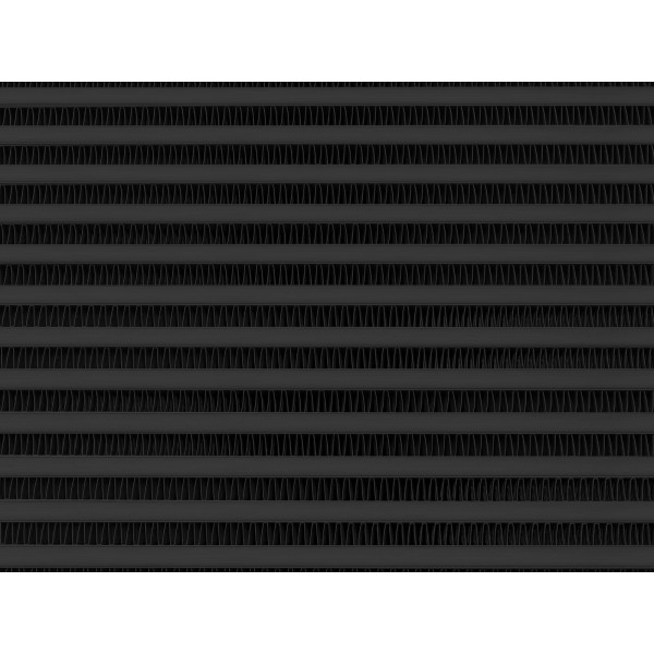 Intercooler 450x280x76mm Up Inlet / Outlet Black