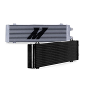 Universal Dual Pass Bar & Plate Oil Cooler Large Black
