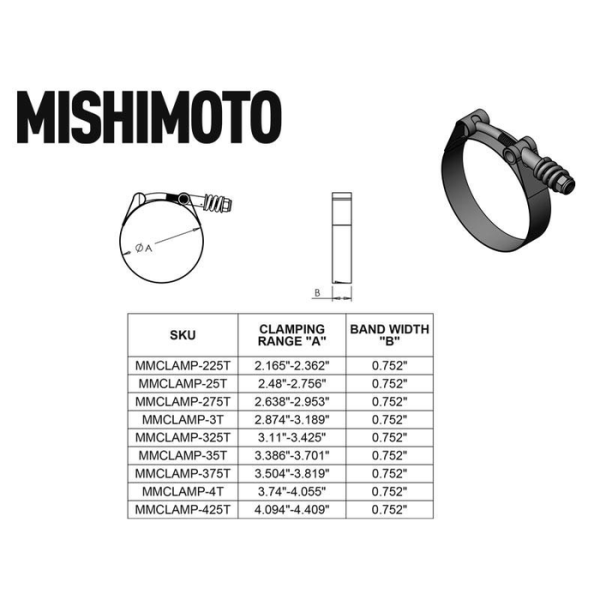 Constant Tension T-Bolt Clamp Gold 68mm