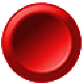 Insert button 15mm red B789 Ecumaster