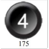 Insert button 15mm 175 Ecumaster
