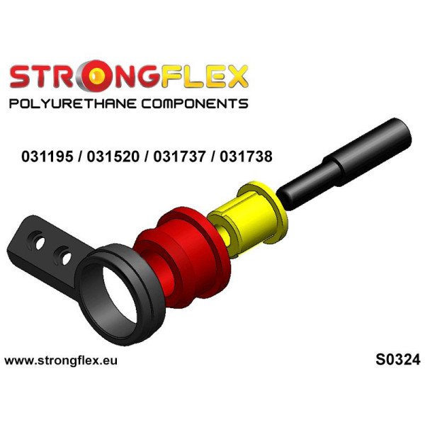 E46 Sport Front Lower Arm Bush - Polyurethane 90ShA Ref: 031738A