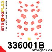 Full Suspension Polyurethane Bush Kit for Jeep Cherokee II - 336001B