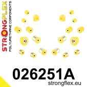 Audi Rear Suspension Bush Kit SPORT - Polyurethane 90Sha, Ref 026251A