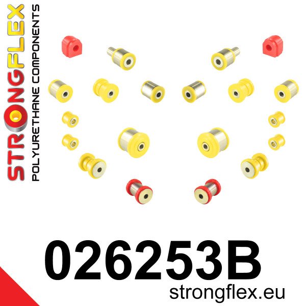 Rear Suspension Bush Kit for Audi & VW - 20 Pcs, 026253B