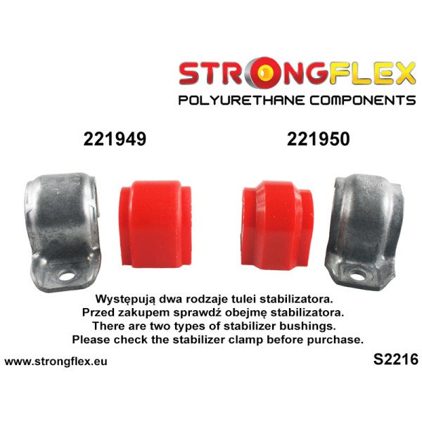 Sport Rear Suspension Bush Kit for Audi, Seat, Škoda, VW - Ref 226227A