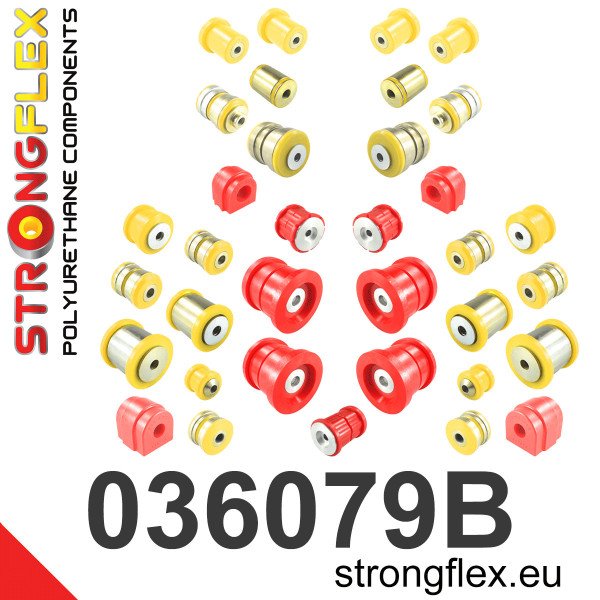 Full Suspension Polyurethane Bush Kit for BMW 5 VI F07 GT - 036079B