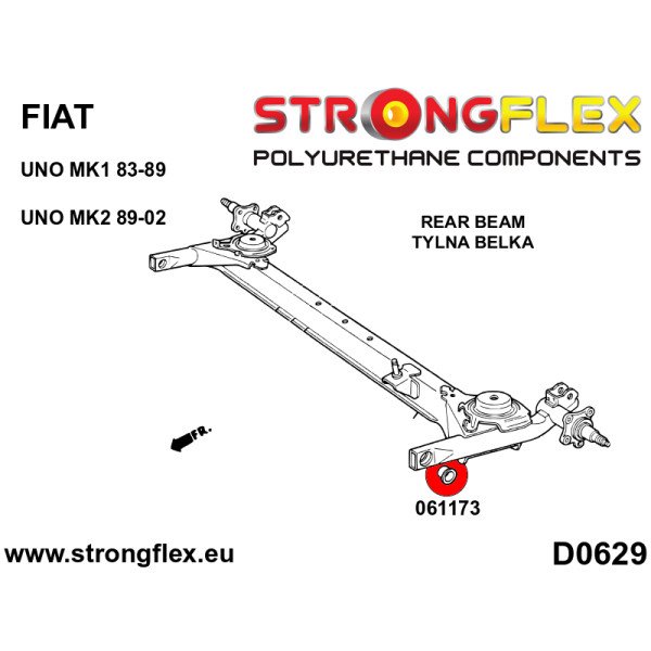Fiat Uno Full Suspension Bush Kit - Polyurethane 066076B