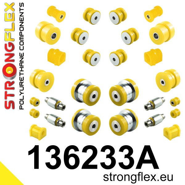 Saab 9-5 I Full Suspension Polyurethane Bush Kit SPORT - 136233A