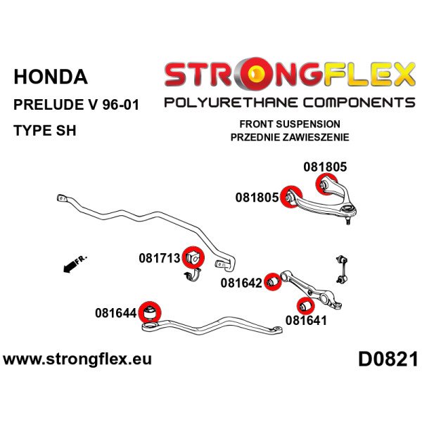 Front Anti Roll Bar Bush for Honda & Rover - 081713B