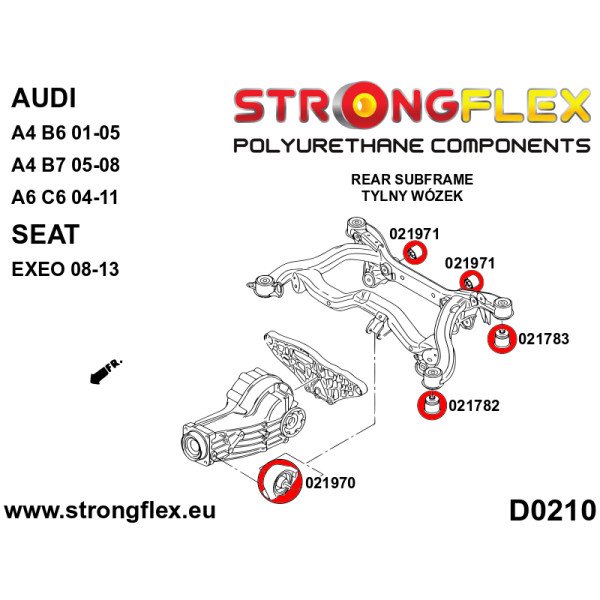 Full Suspension Bush Kit for Audi A6 Quattro & Allroad - 026288B