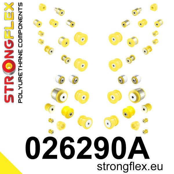 Full Suspension Polyurethane Bush Kit for Audi & VW - 026290A