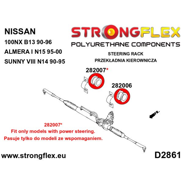 Nissan Almera I Full Suspension Bush Kit 286235B