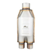 Universal JRSpec Catalytic Converter Euro 2 for 1.6-4.0L Engines, 63mm/57mm Inlet/Outlet