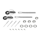 Sliding Bonnet Pins - Black
