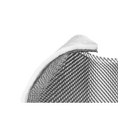 Stainless Steel Heat Shield / Welding Sheet with Silicone Mat for Turbo, Downpipe, Manifold - 100x60cm, 0.05mm