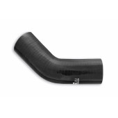Silicone elbow 45' 13mm Black