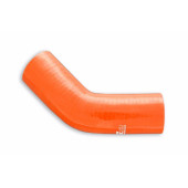 Silicone elbow 45' 151mm Orange