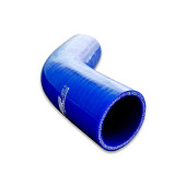 45-Degree Silicone Elbow, 65mm, Blue